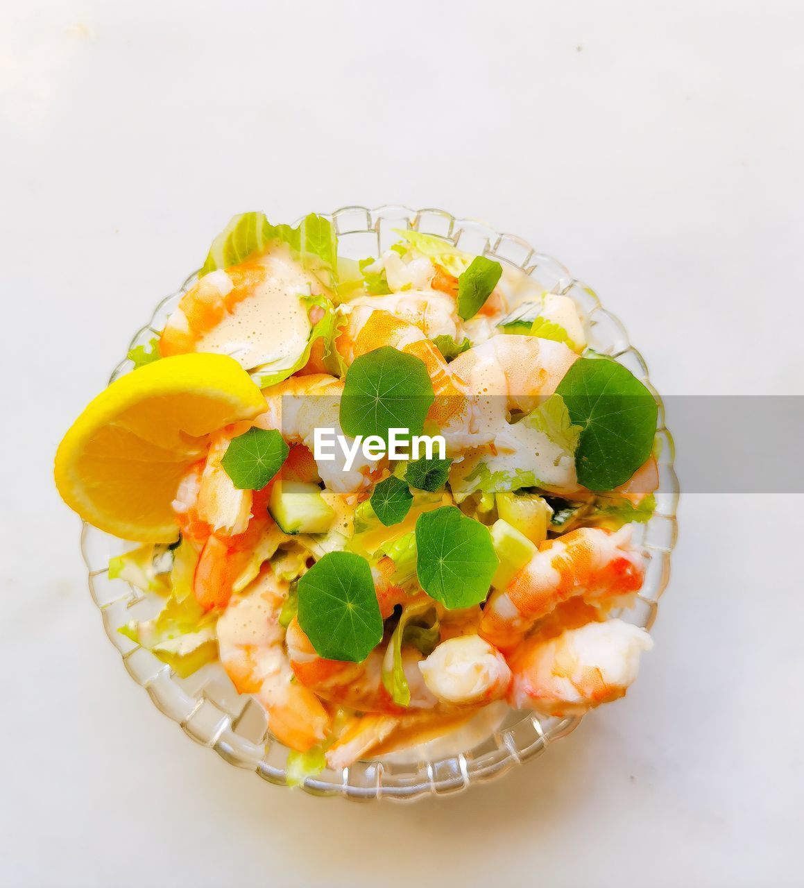 food and drink, food, healthy eating, dish, vegetable, wellbeing, salad, fruit, freshness, cuisine, herb, produce, studio shot, no people, seafood, indoors, meal, high angle view, bowl, vegetarian food, sweet food, appetizer