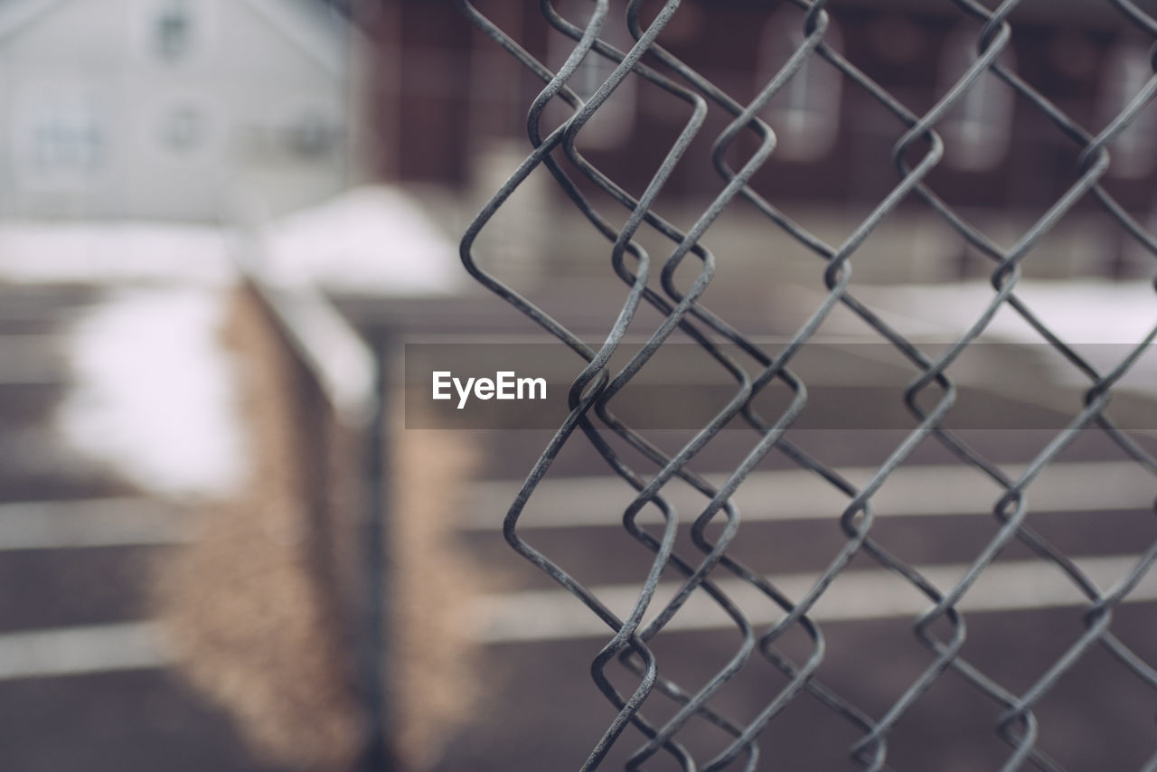 Close-up of chainlink fence