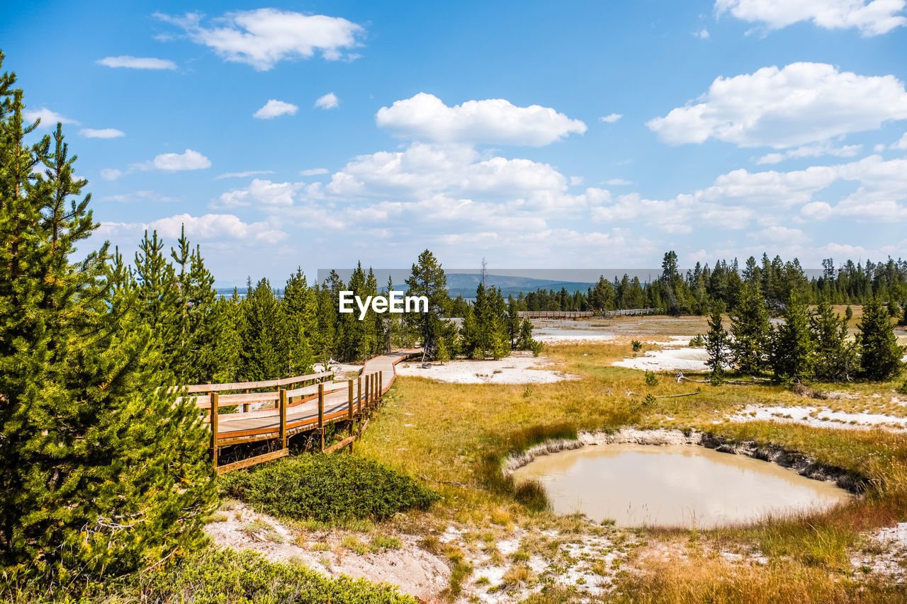 Scenic view of river against sky