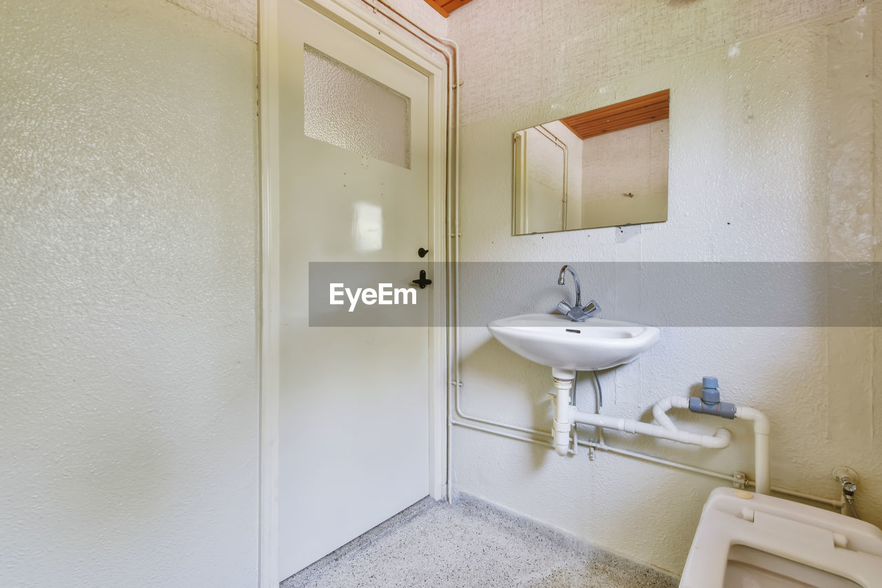 Interior of modern bathroom