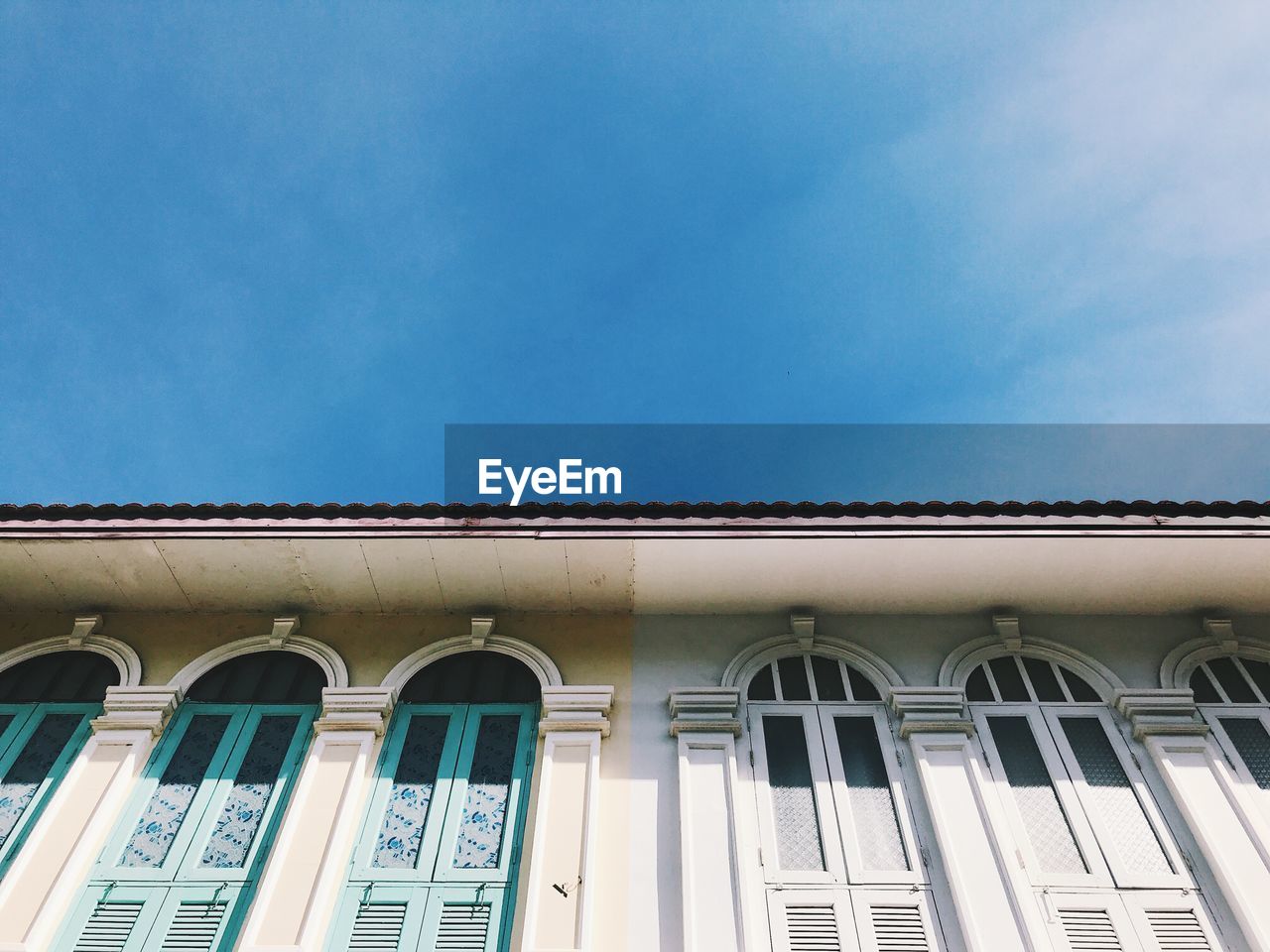 Low angle view of building against sky