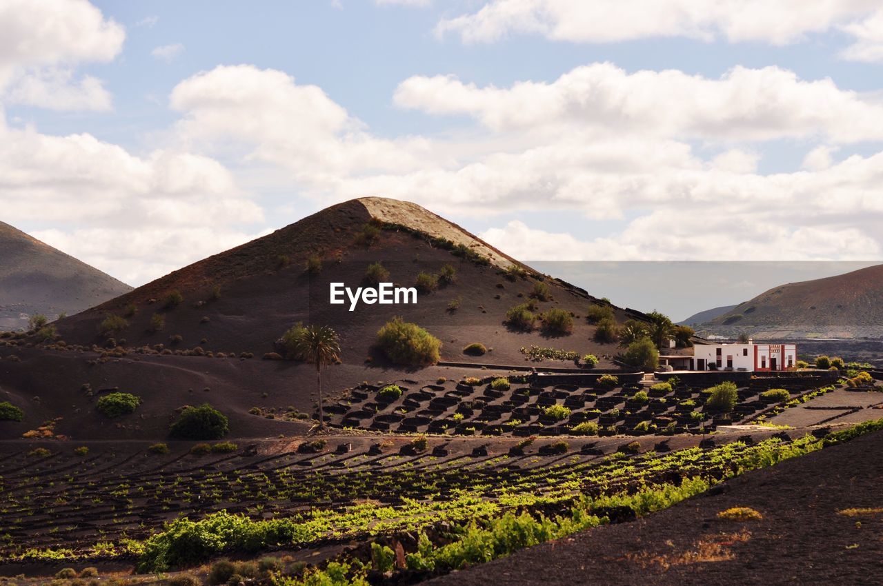 VIEW OF MOUNTAIN AGAINST CLOUDY SKY