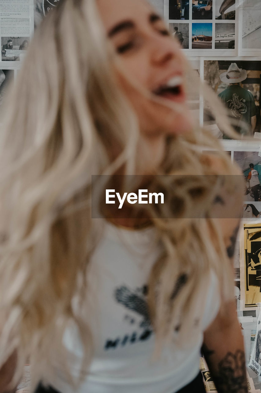 Out of focus portrait 
