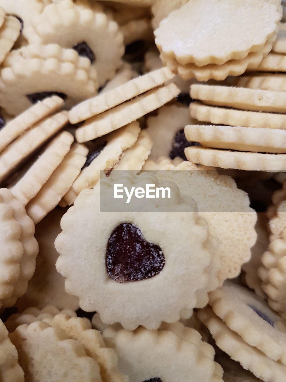 Full frame shot of cookies