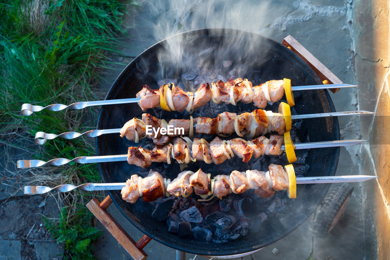 VEGETABLES ON BARBECUE