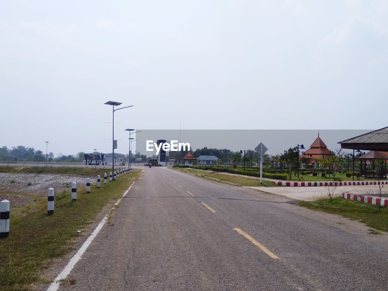 EMPTY ROAD AGAINST SKY