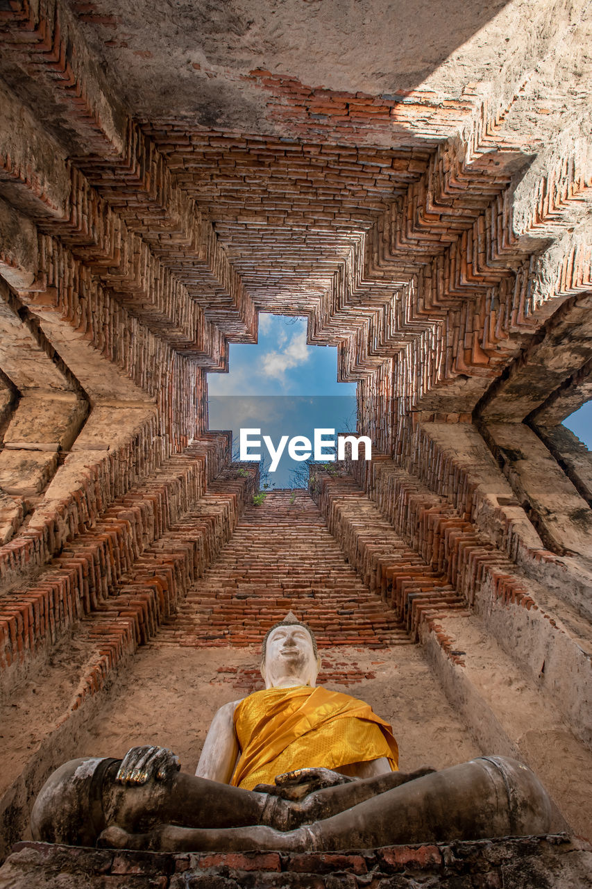 Low angle view of a temple