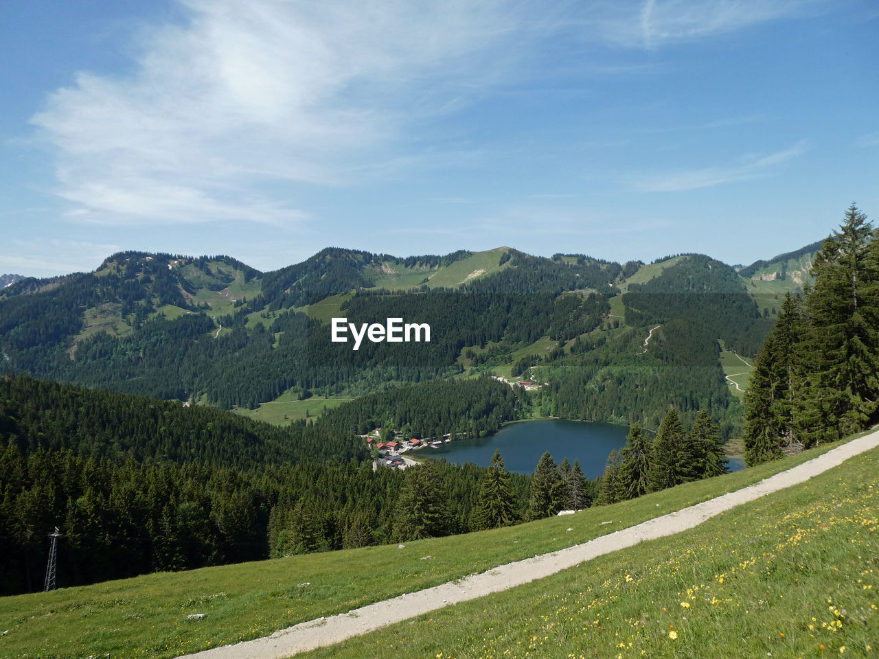 Scenic view of landscape against sky