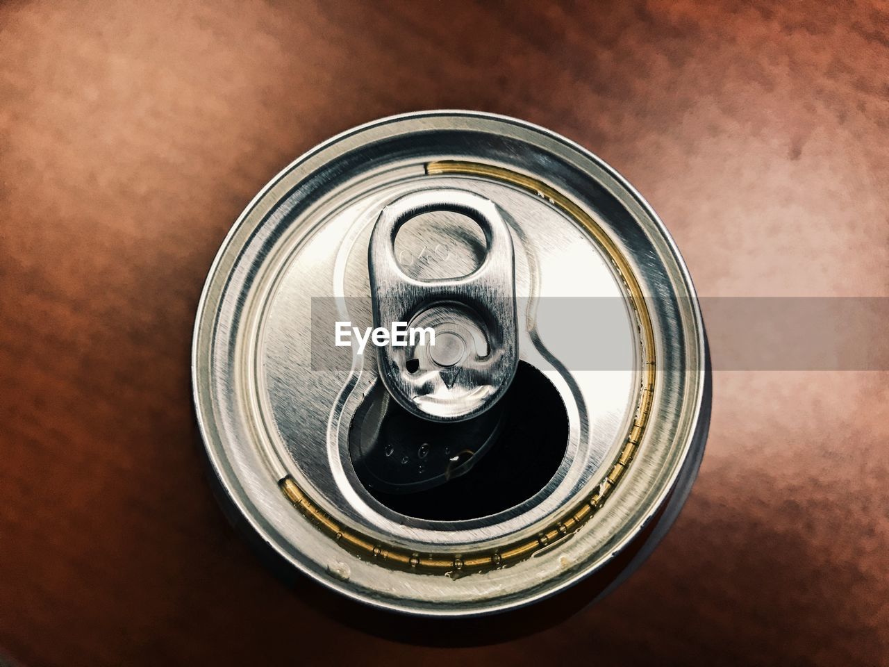 Open can of soda
