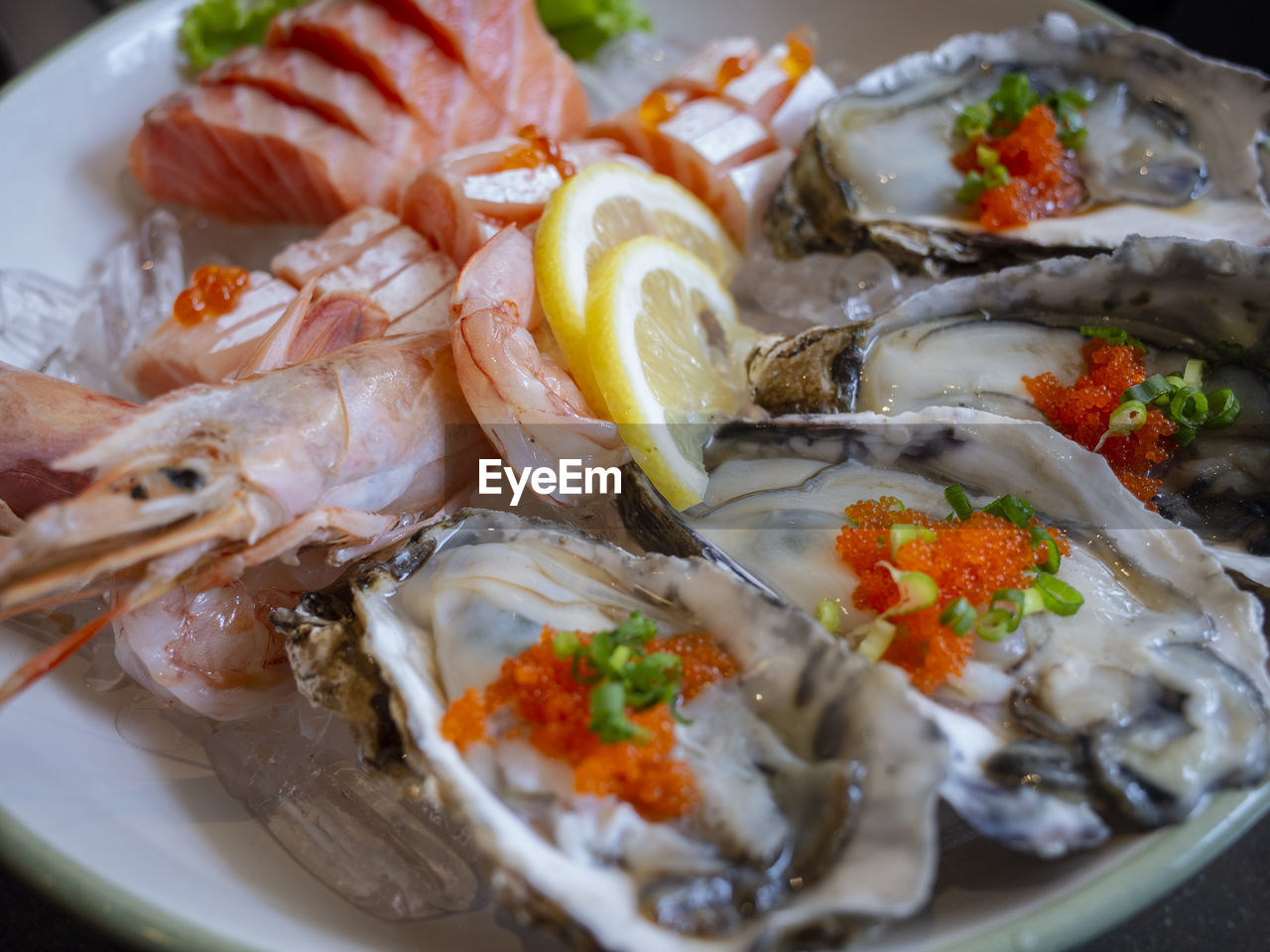 CLOSE-UP OF MEAL SERVED IN PLATE