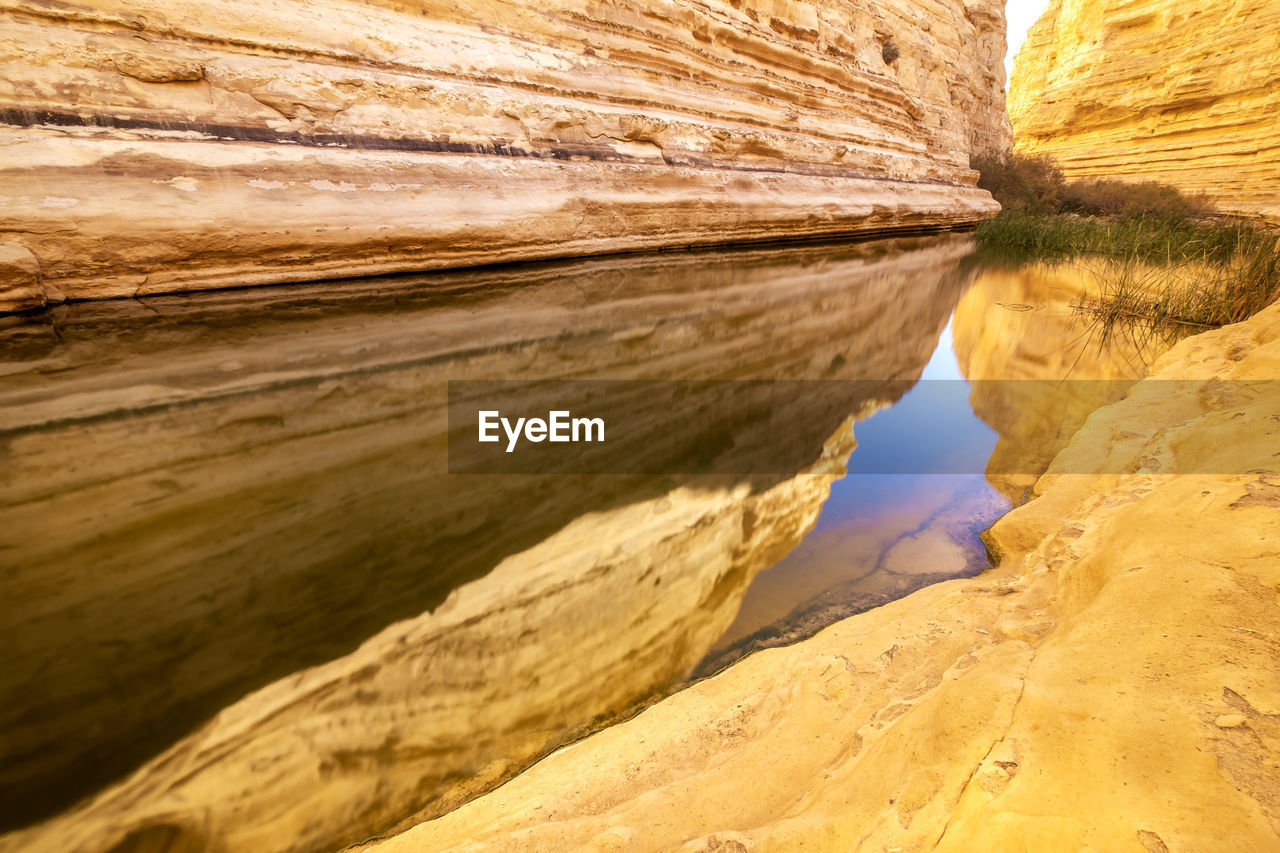 ROCK FORMATIONS IN WATER