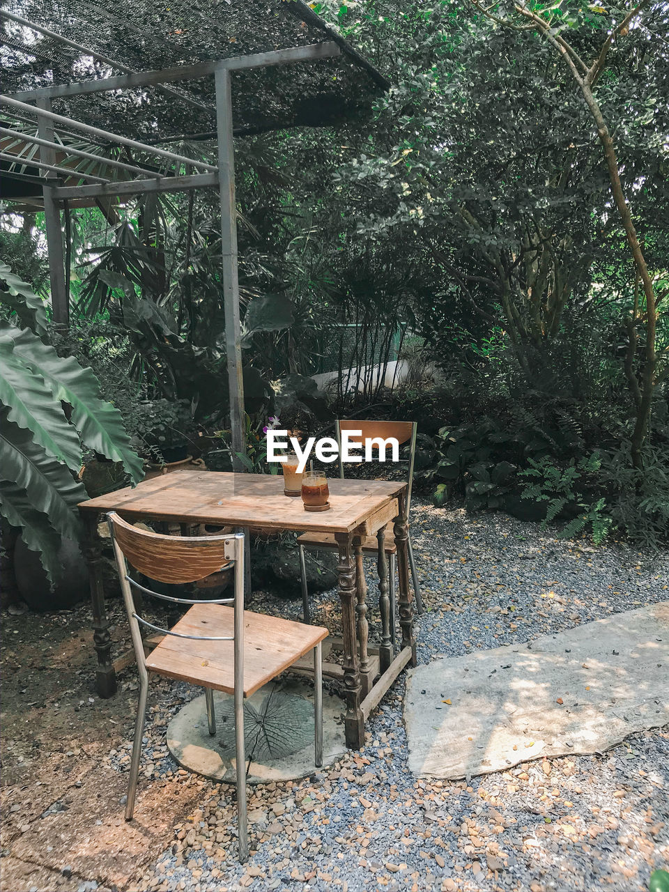 MAN SITTING IN YARD