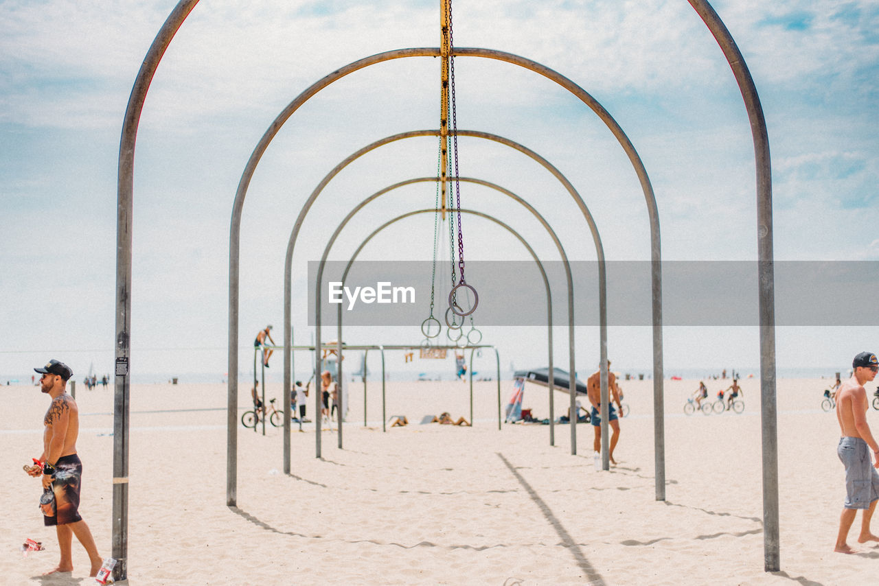 PEOPLE ON BEACH