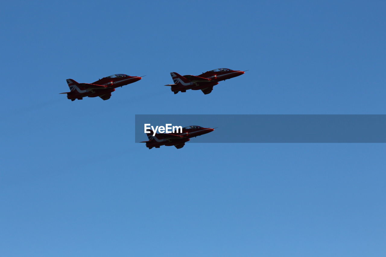 LOW ANGLE VIEW OF BIRDS IN FLIGHT