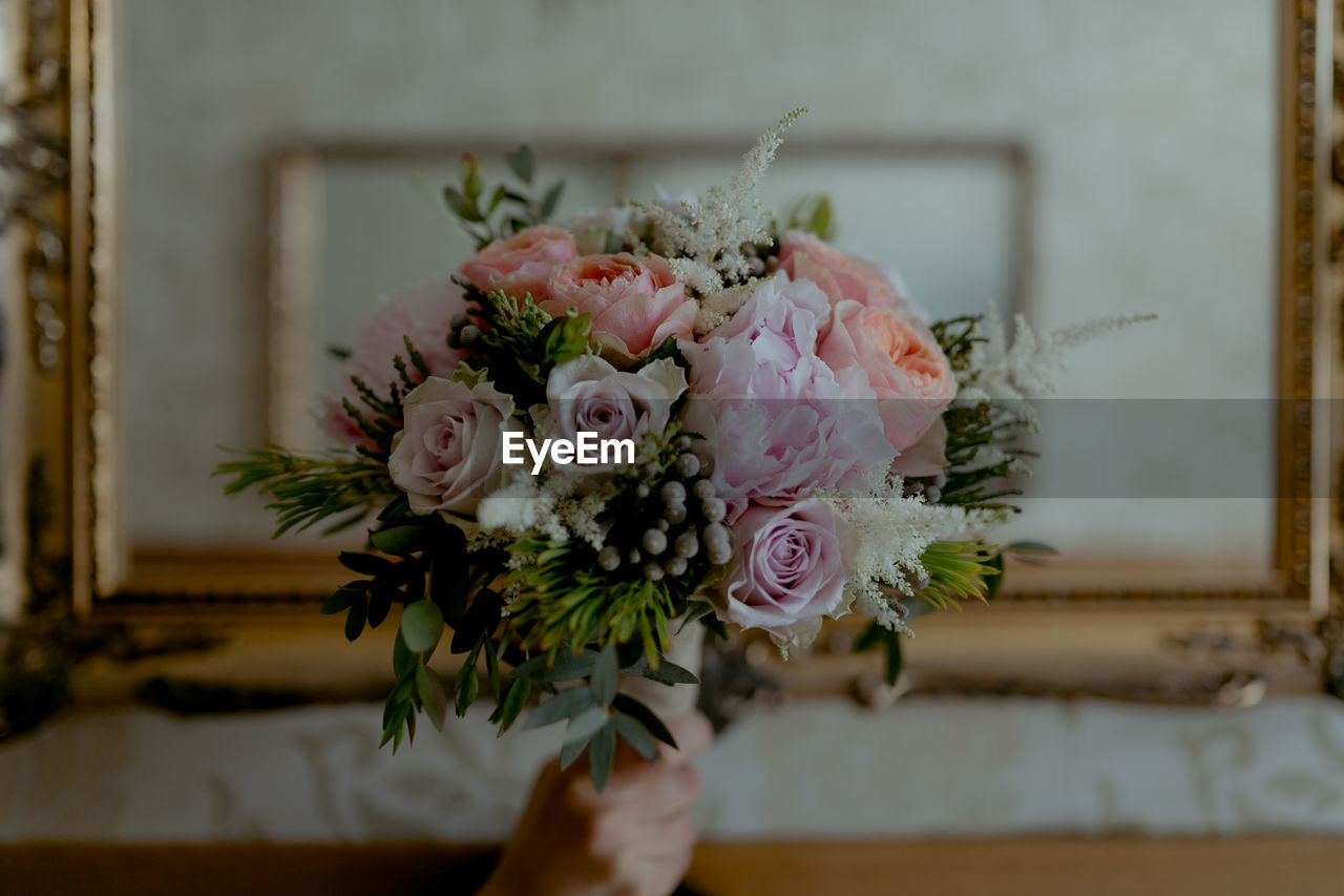 Close-up of rose bouquet