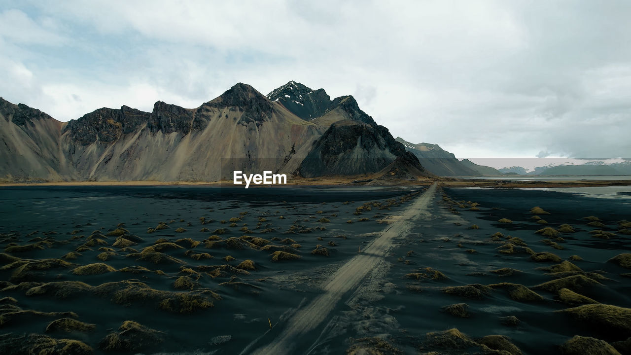 Scenic view of mountains against sky - nature landscape