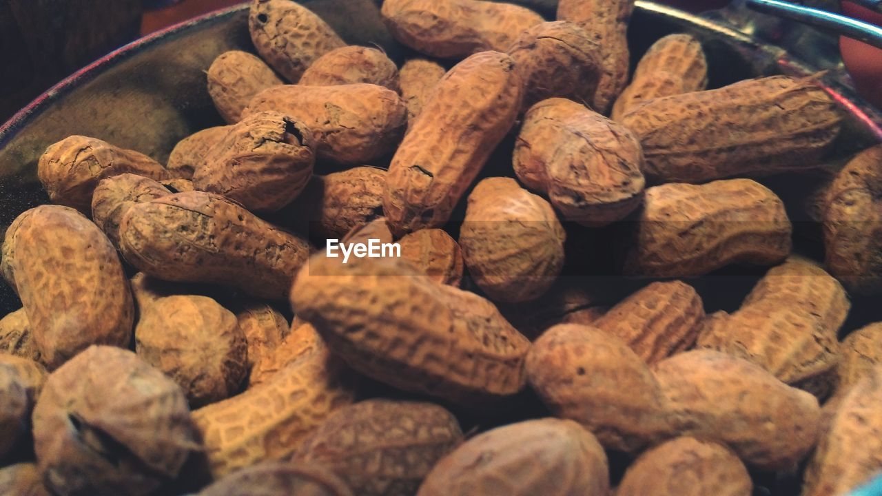 Full frame shot of peanuts