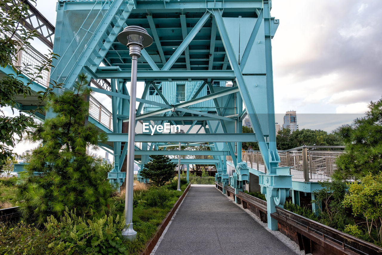 FOOTBRIDGE AGAINST SKY