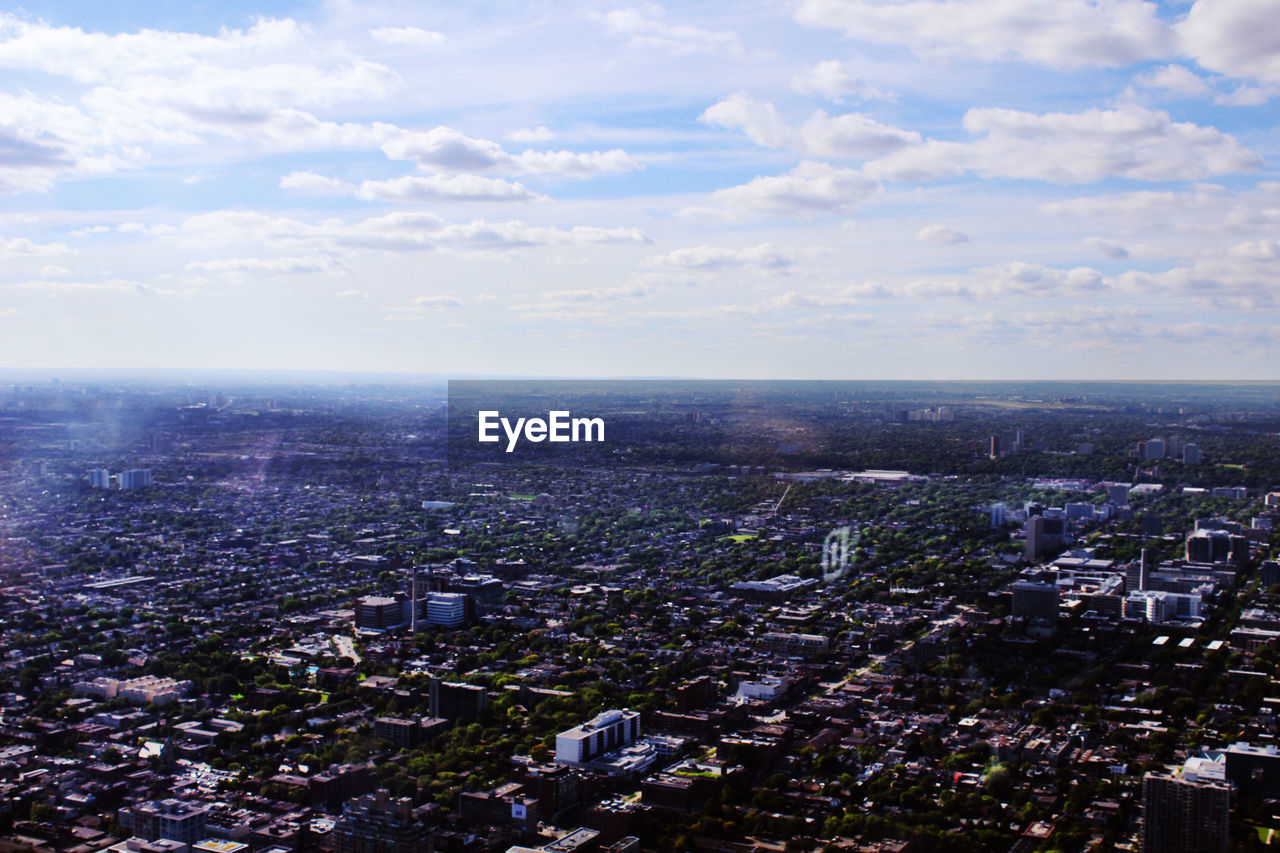 Aerial view of cityscape