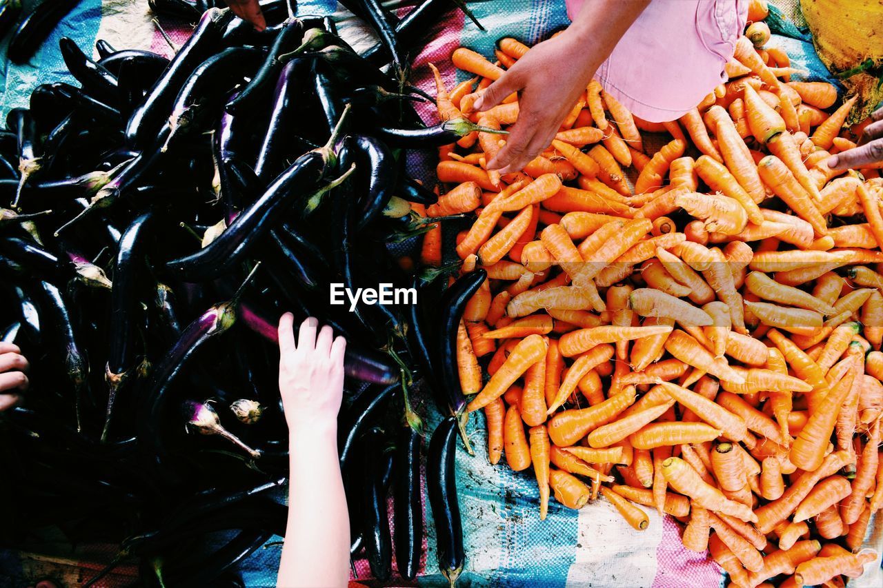 Vegetables at market