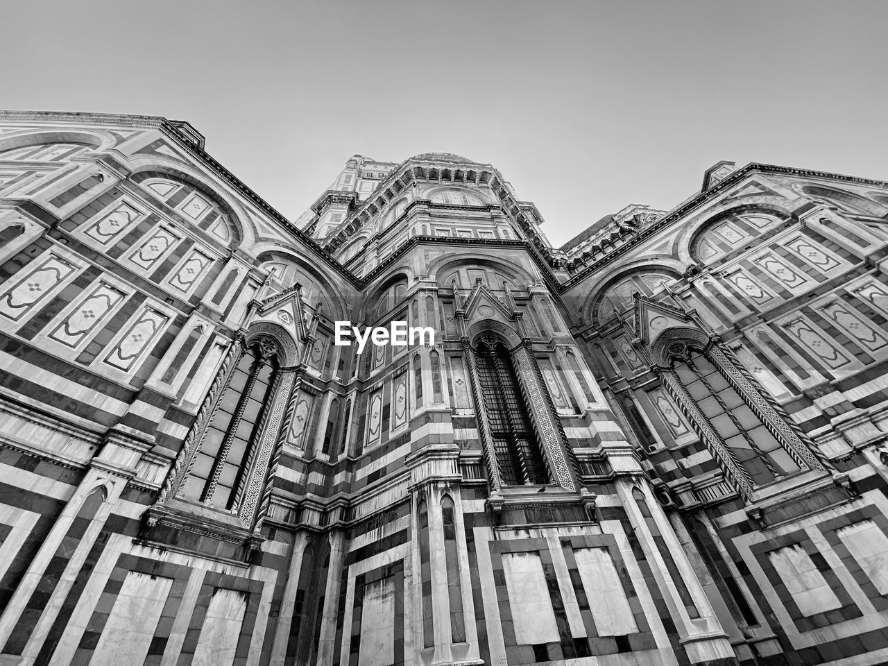 Low angle view of cathedral against sky in florence