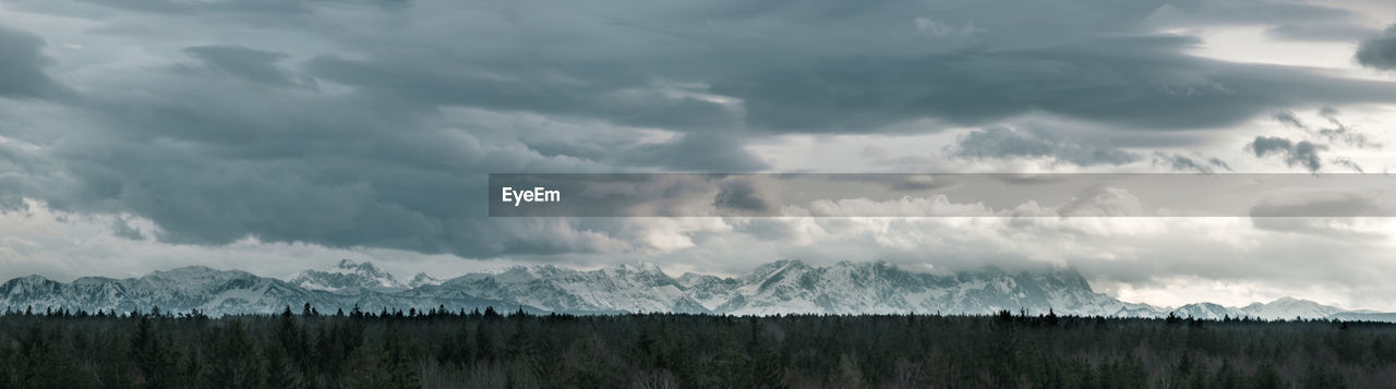 Panoramic view of clouds in sky