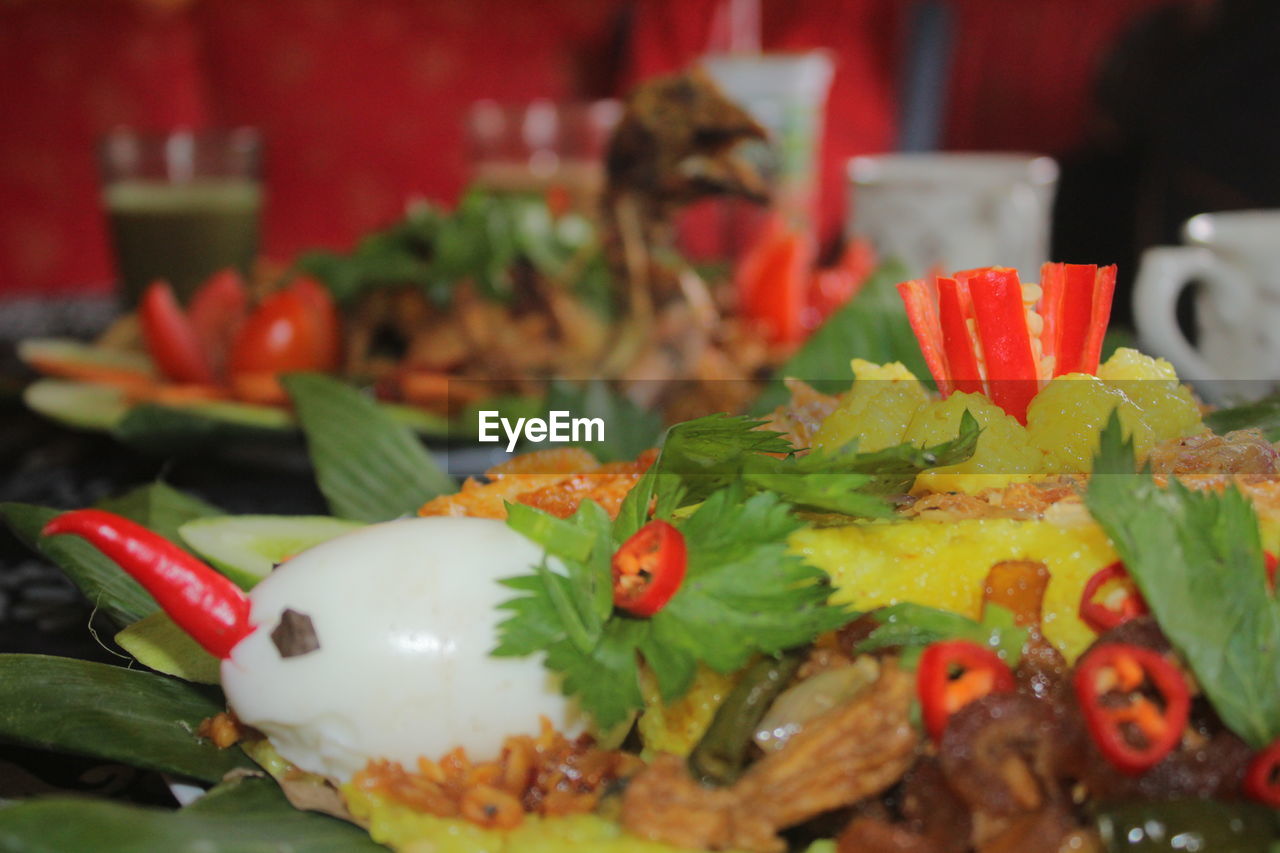 This is tumpeng rice