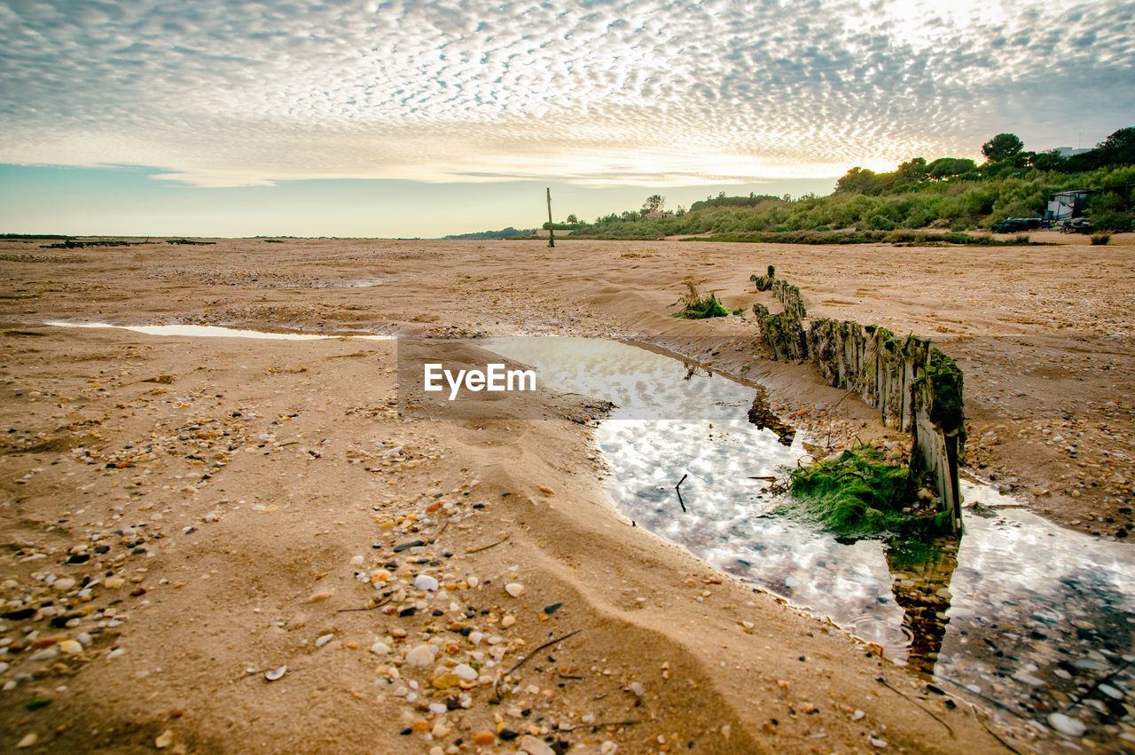 Portuguese beach near spanish border, in the formosa natural park.