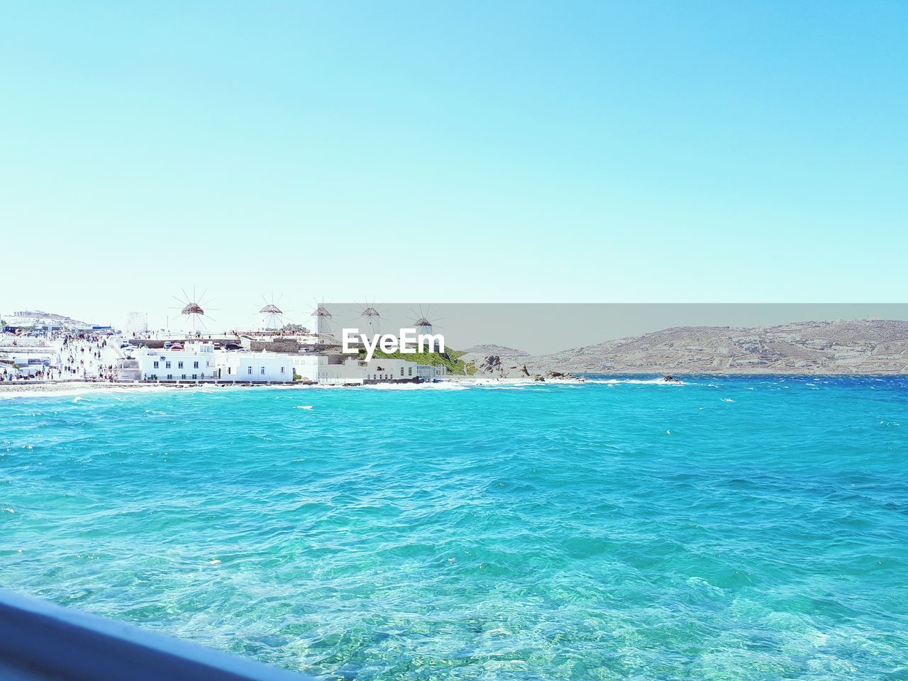 VIEW OF SEA AGAINST BLUE SKY