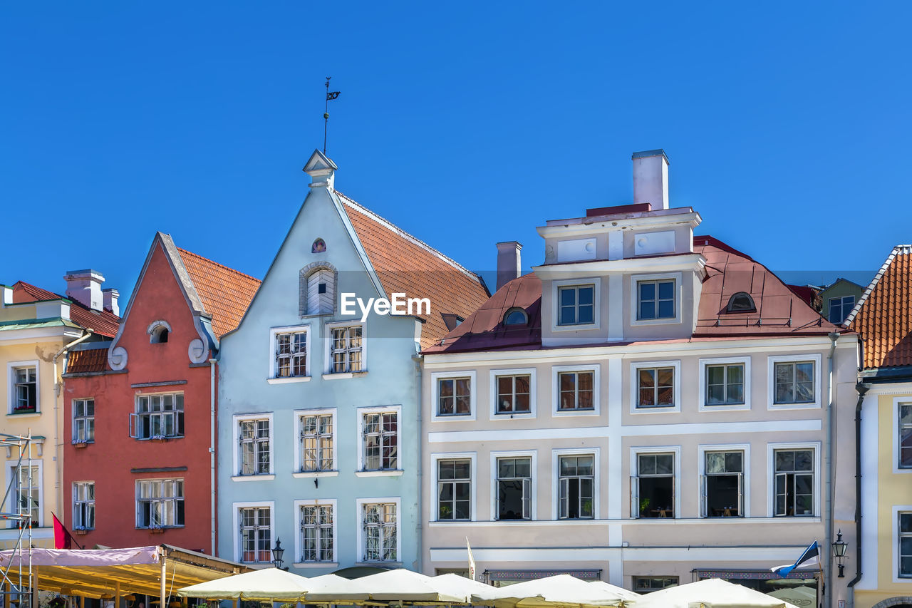 Town hall square in tallinn old town, estronia