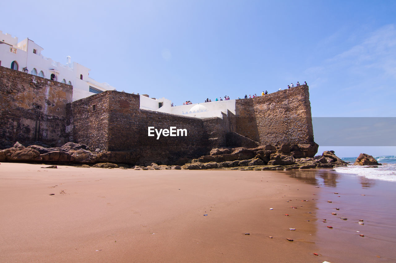 View of fort against sky