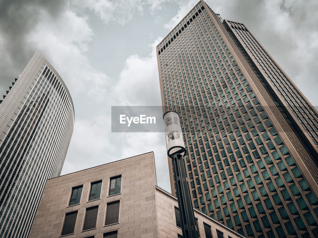 Low angle view of buildings against sky