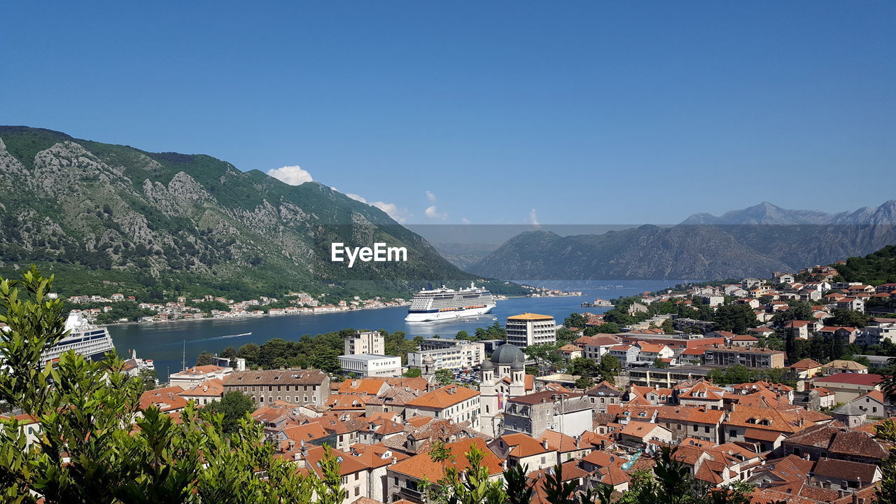 Kotor bay are a series of coves on the southern dalmatian coast of the adriatic sea in montenegro