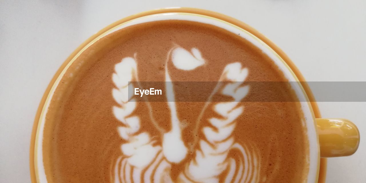 CLOSE-UP OF COFFEE WITH CAPPUCCINO