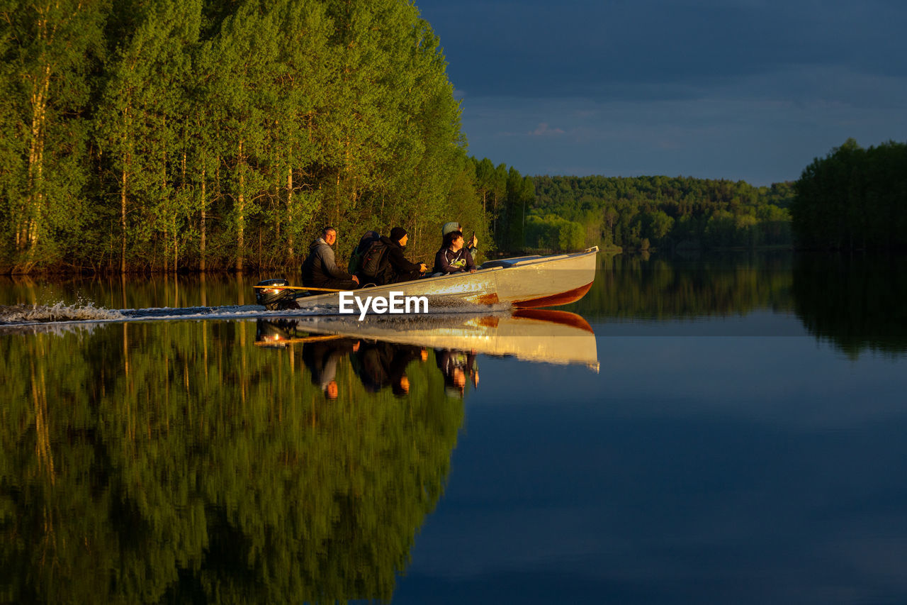 Scenic view of lake