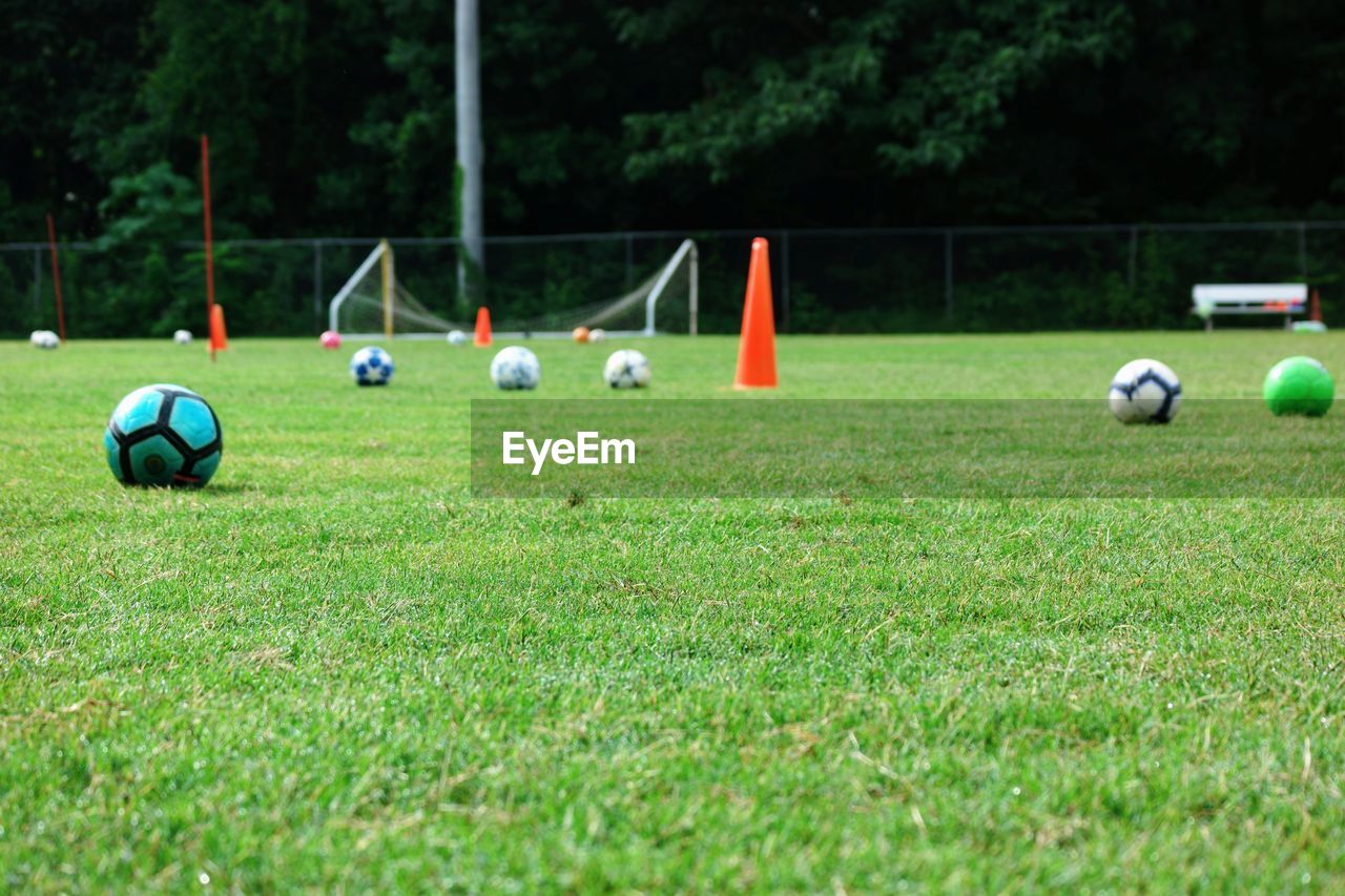 Training soccer field