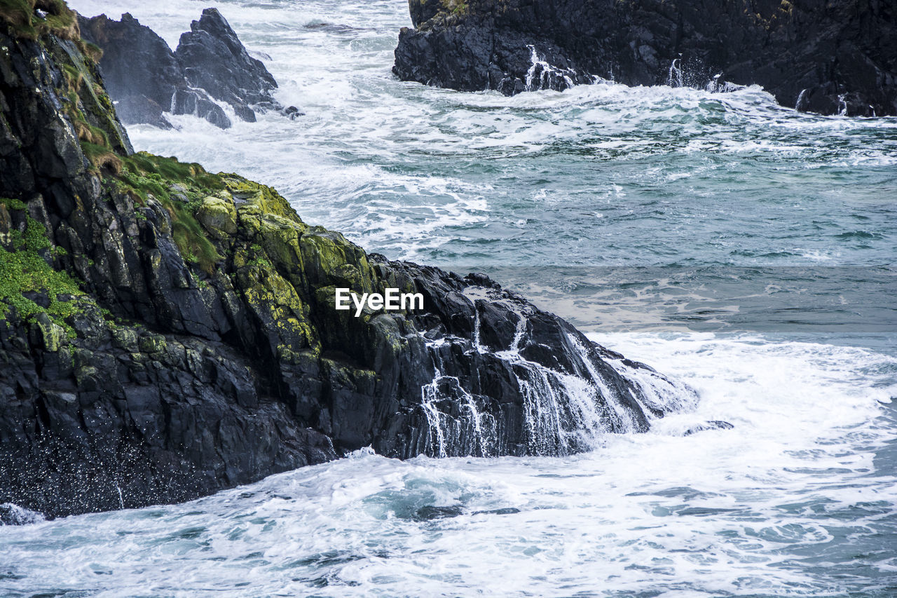 SCENIC VIEW OF SEA WAVES