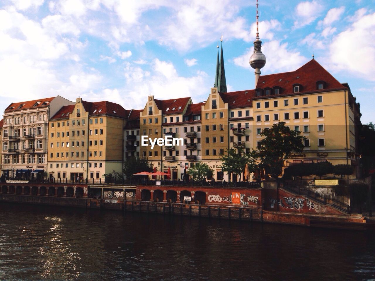 VIEW OF BUILDINGS WITH WATERFRONT