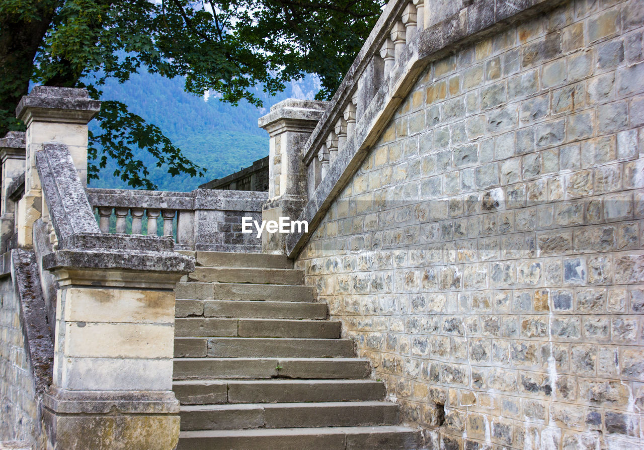 Staircase of old building