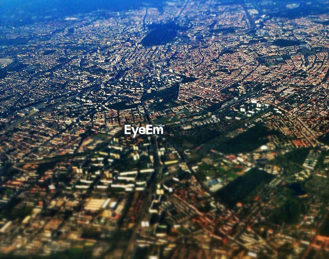 Aerial view of cityscape