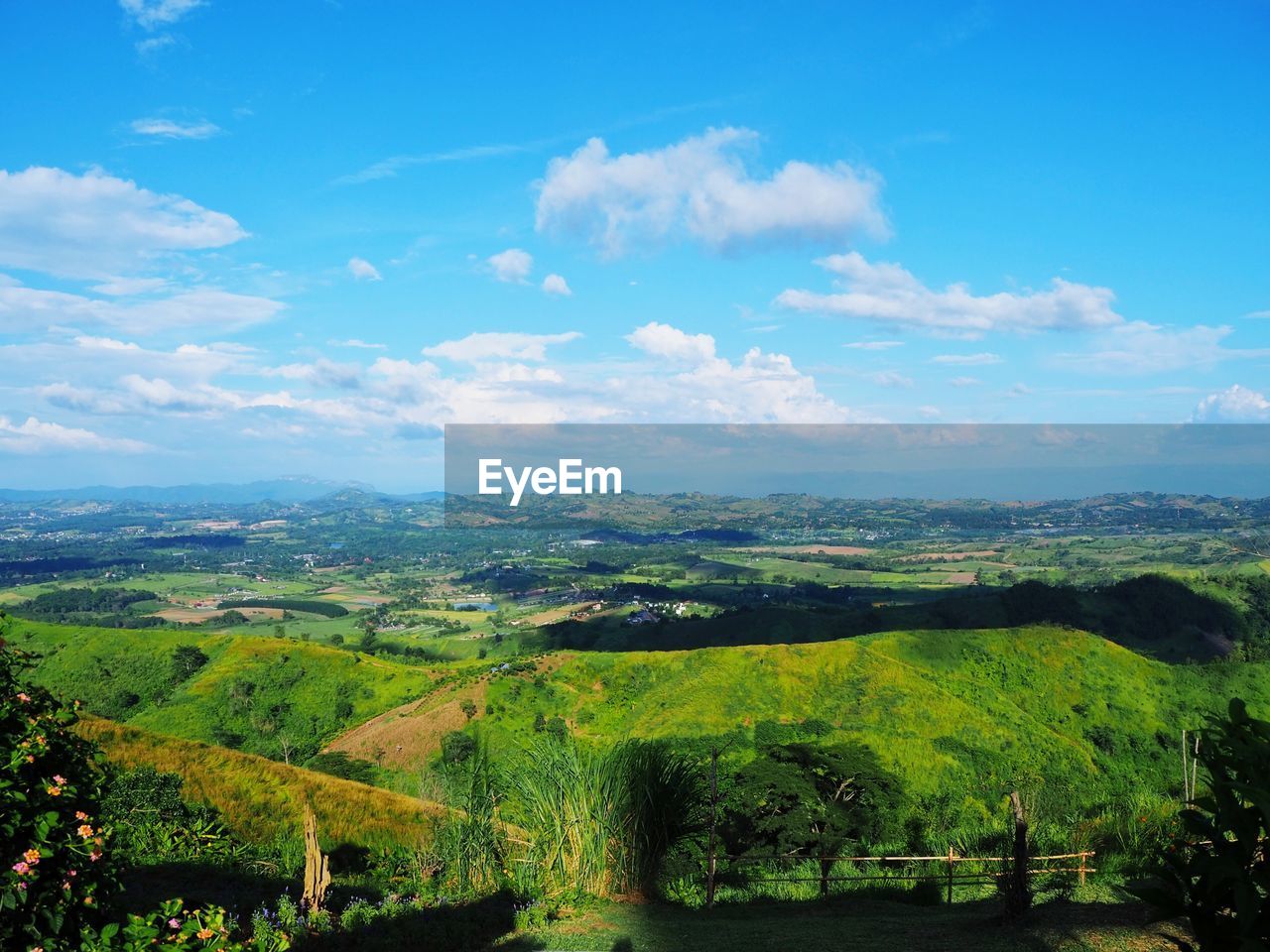 AERIAL VIEW OF LANDSCAPE AGAINST SKY