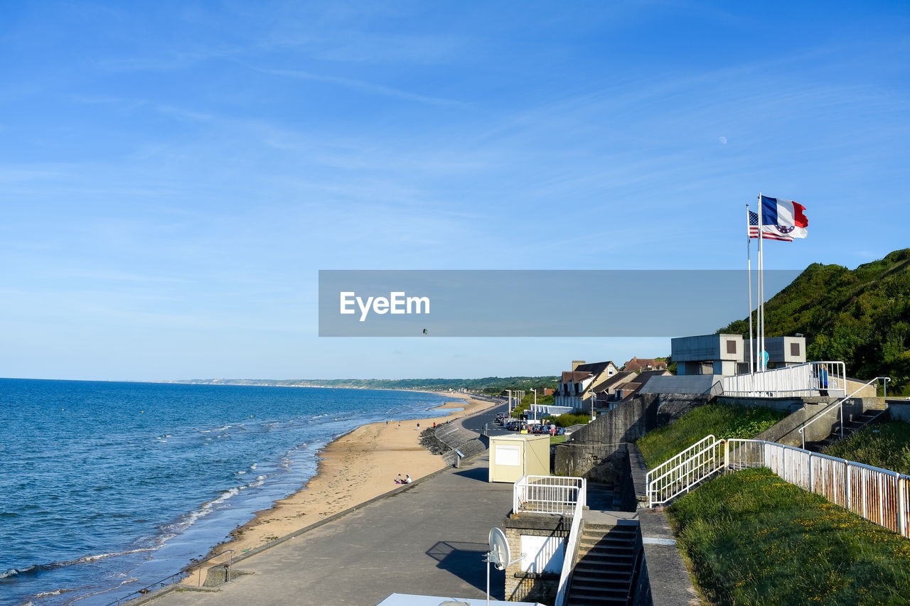 SCENIC VIEW OF SEA AGAINST BLUE SKY