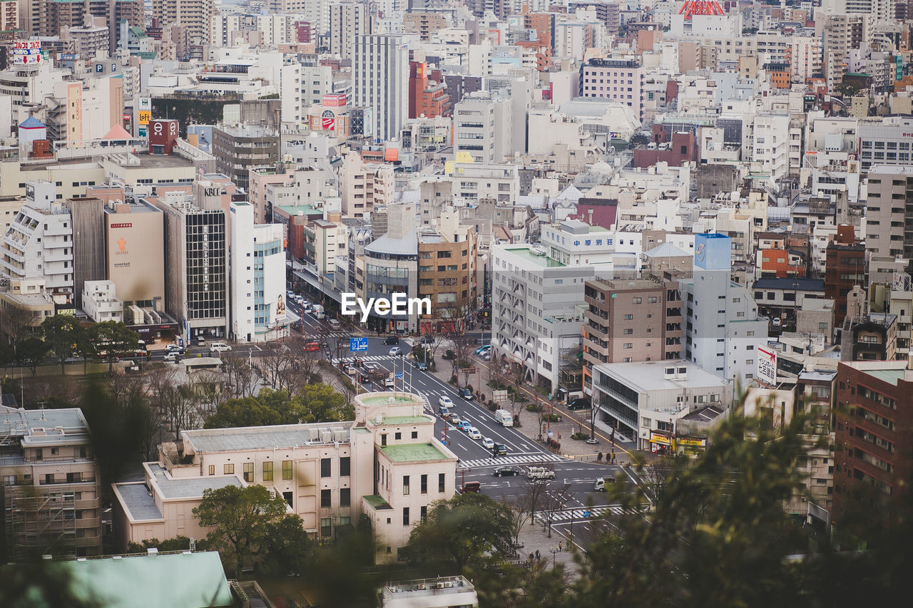 Aerial view of cityscape