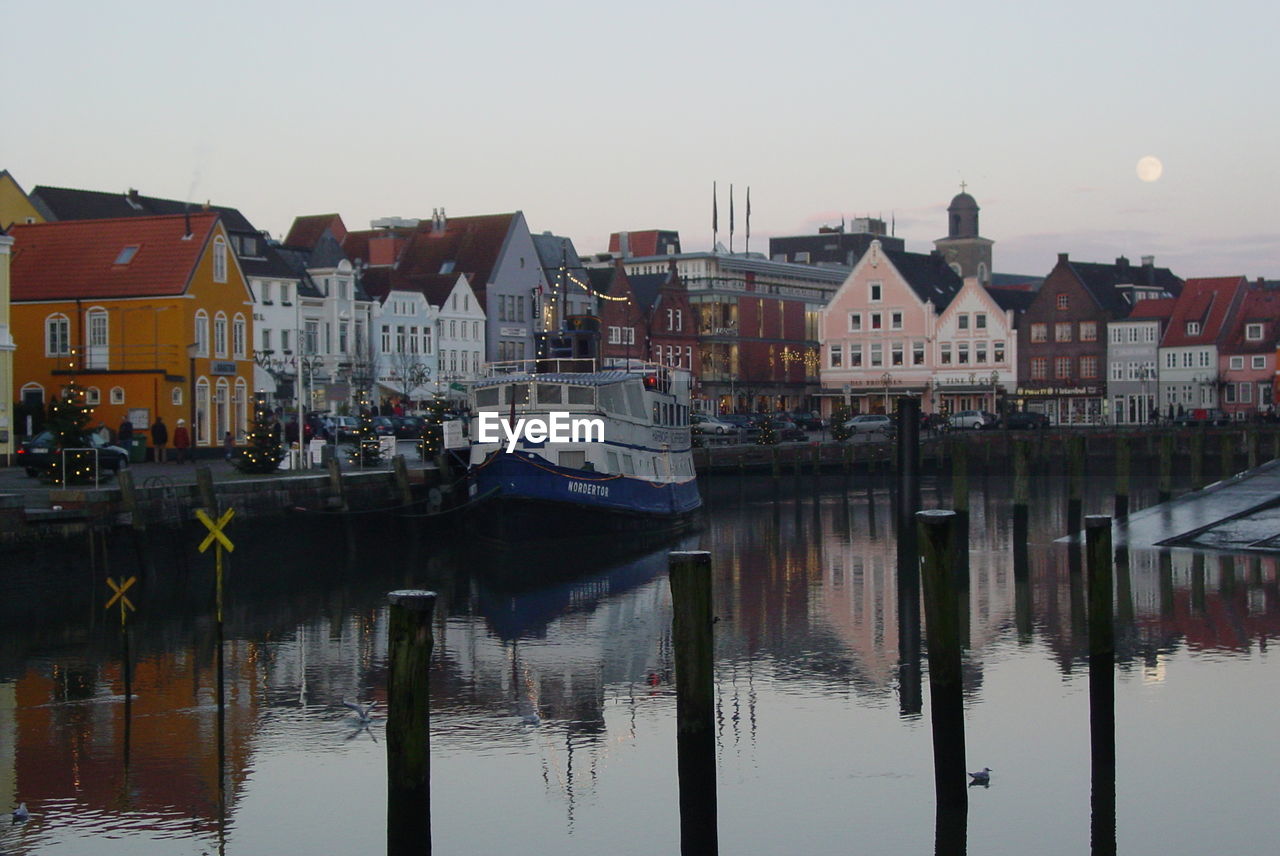 VIEW OF CANAL ALONG BUILDINGS