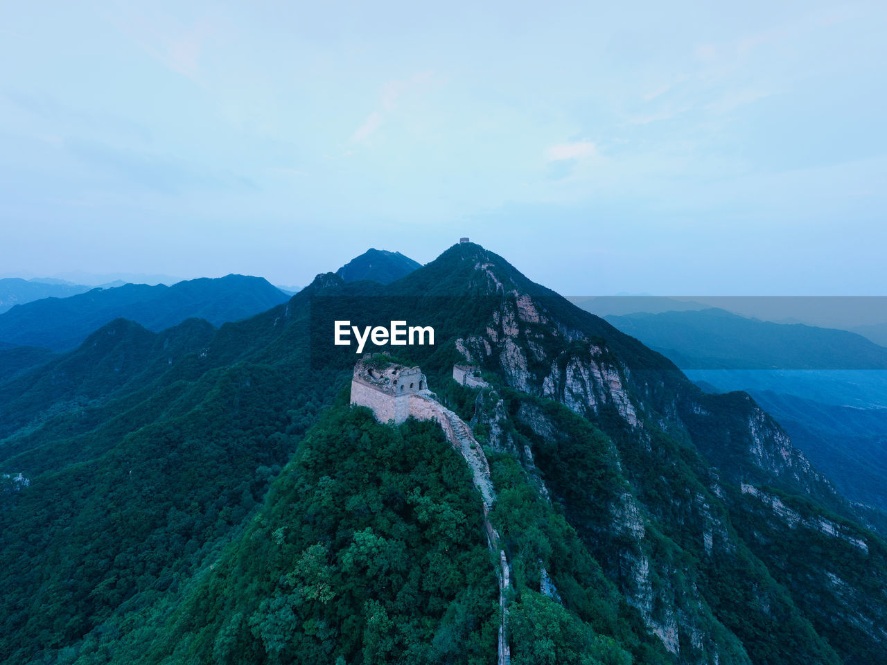 Mountains and the great wall landscape