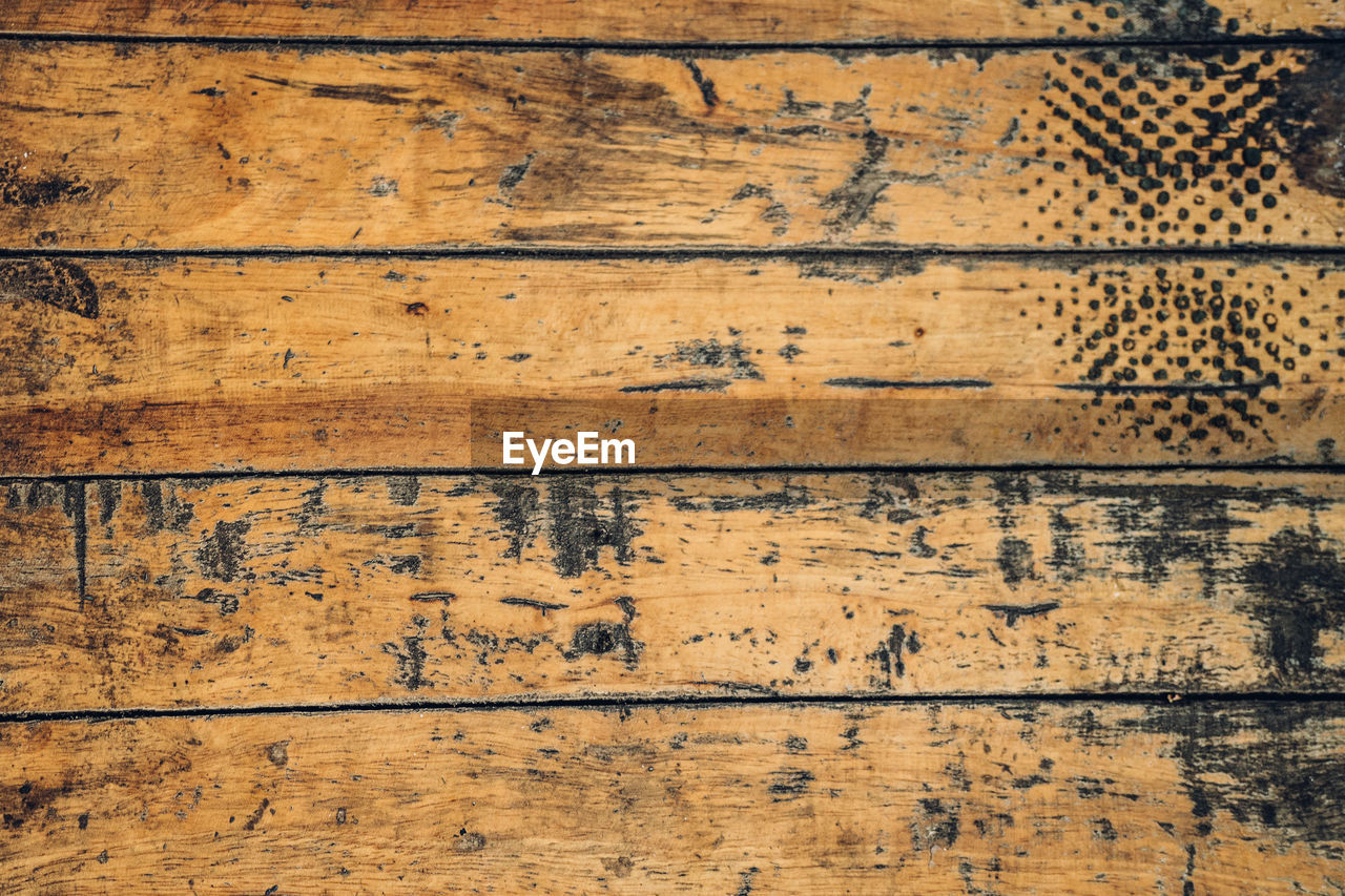 Full frame shot of wooden floor