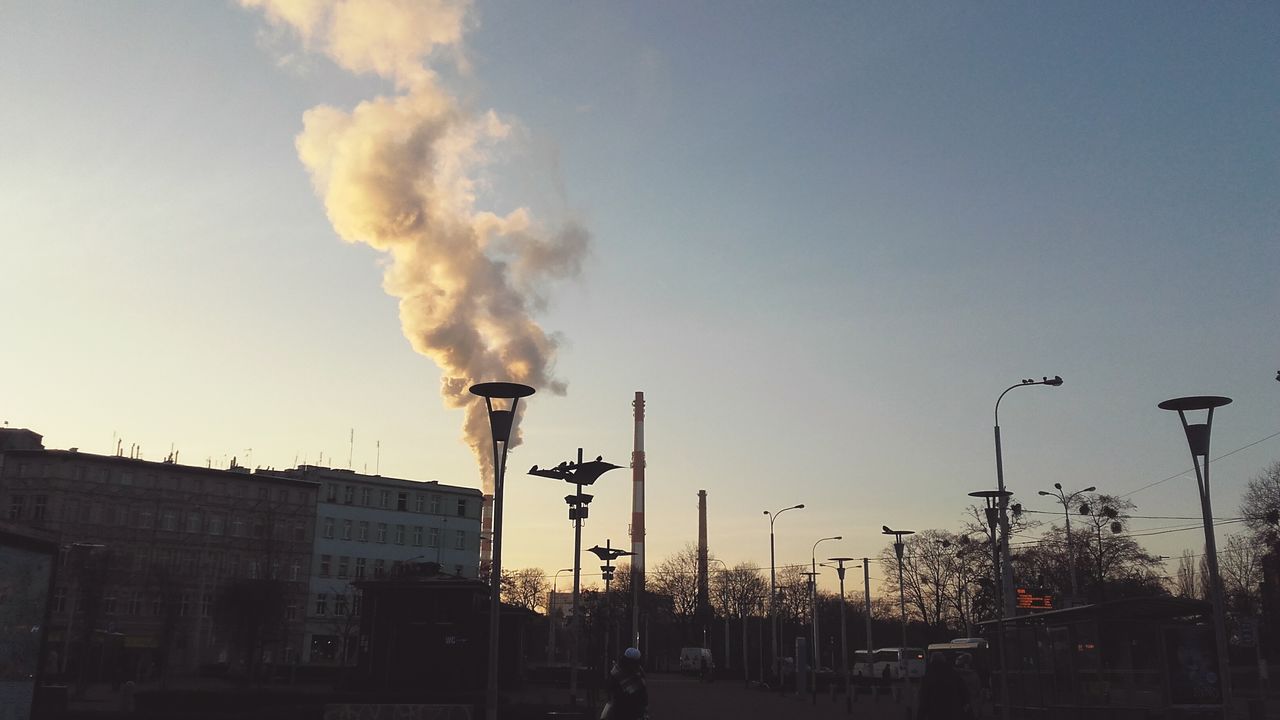 SMOKE EMITTING FROM FACTORY