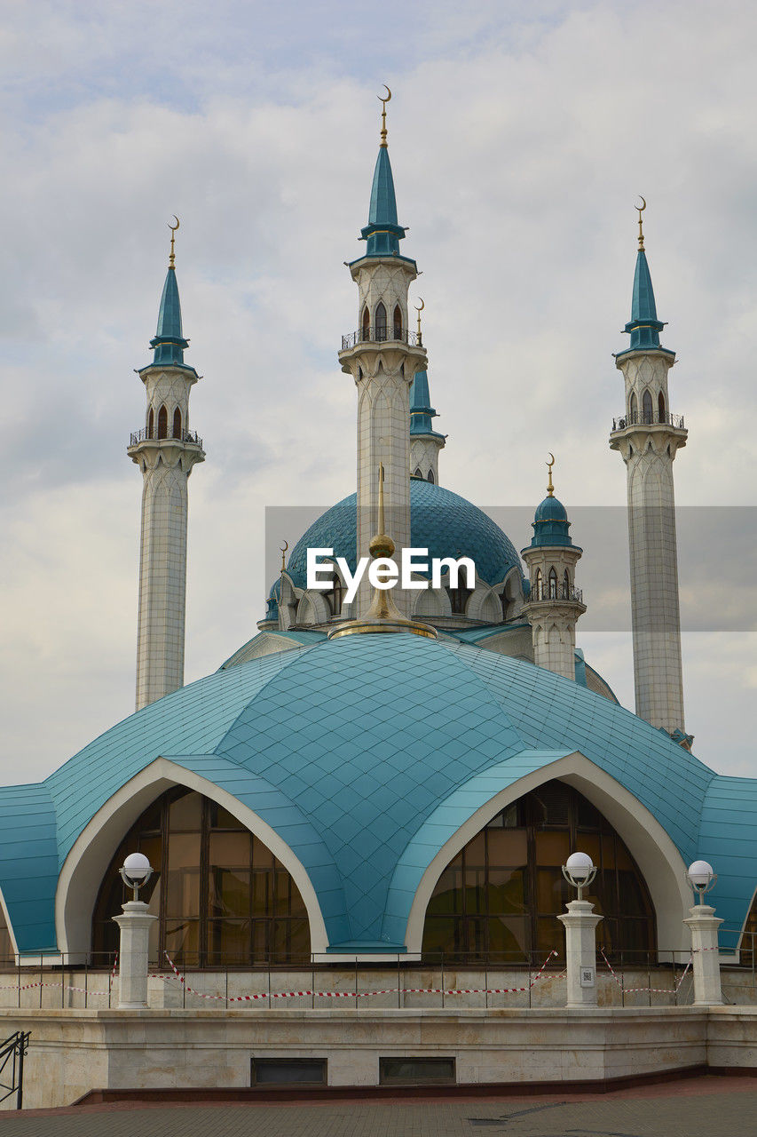 low angle view of mosque against sky