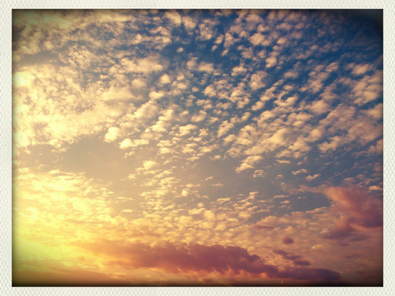 Low angle view of clouds in sky