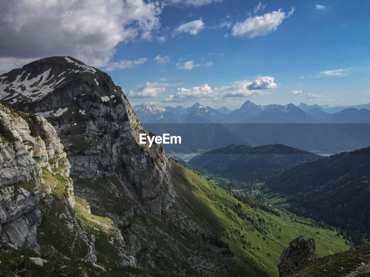 PANORAMIC VIEW OF MOUNTAINS AGAINST SKY